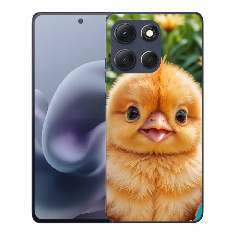 mmCase gélhuzat a Motorola Moto G86 5G-hez – vidám csibecske