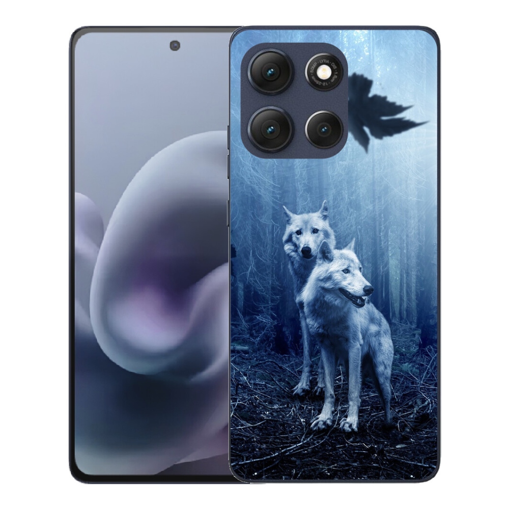 mmCase géltok a Motorola Moto G86 5G-hez – farkasok az erdőben