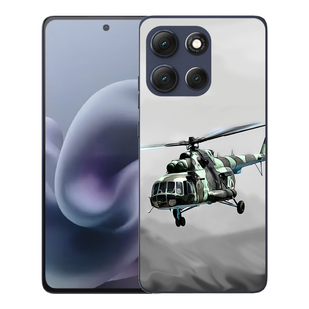 mmCase géltok a Motorola Moto G86 5G-hez – katonai helikopter