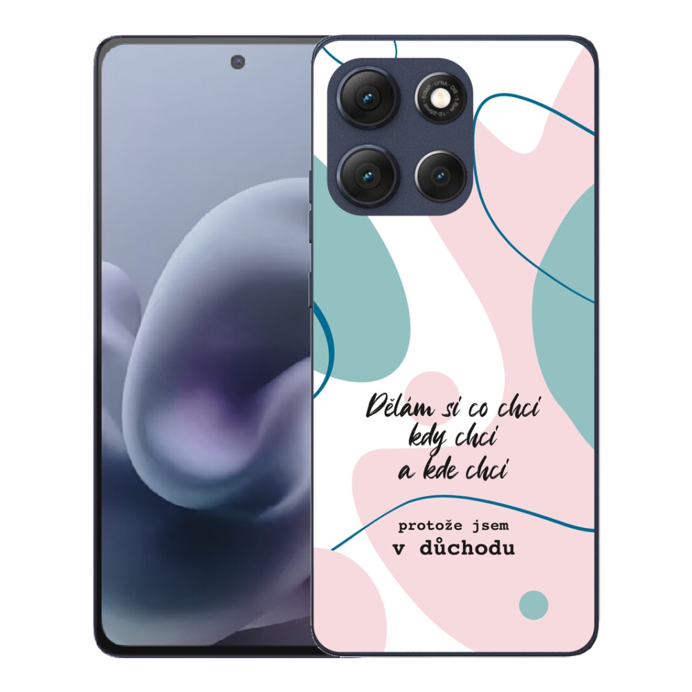 mmCase géltok a Motorola Moto G86 5G-hez – vicces felirat, 10 fehér háttér