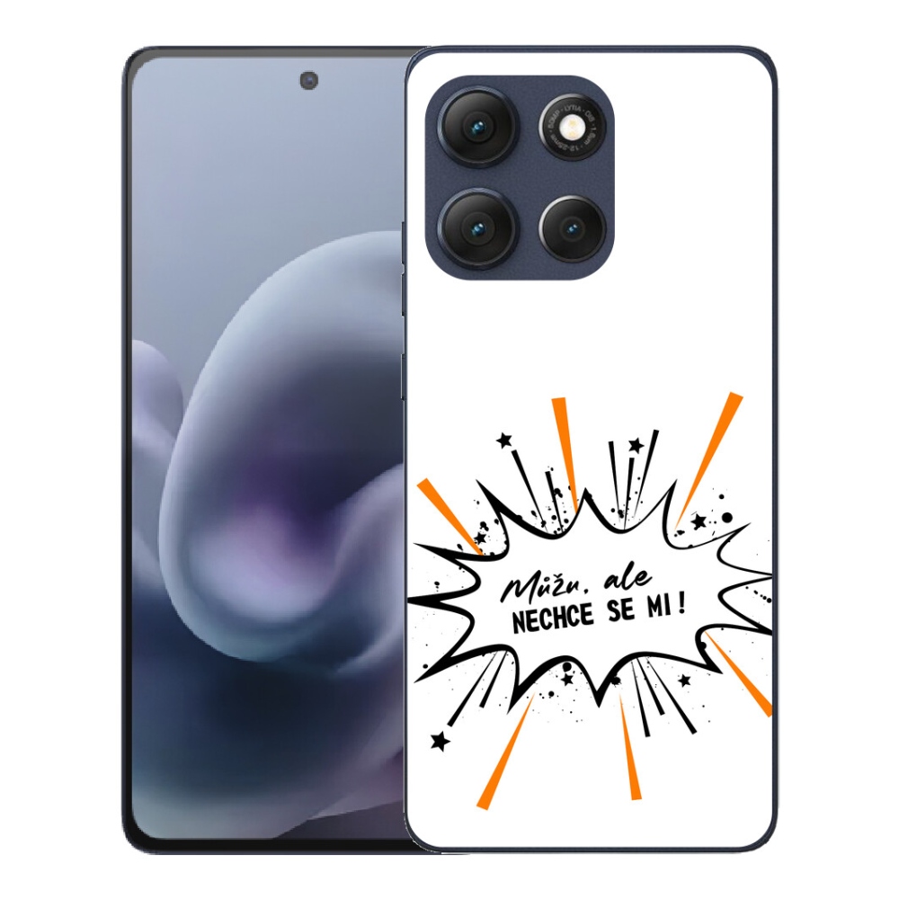 mmCase géltok a Motorola Moto G86 5G-hez – vicces felirat, 11, fehér háttér