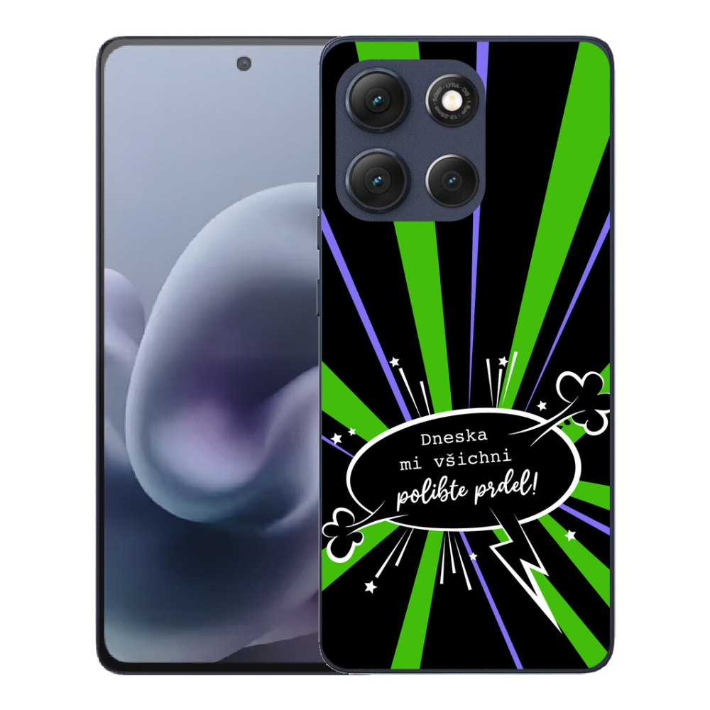 mmCase géltok a Motorola Moto G86 5G-hez – vicces felirat, 15, fekete háttér