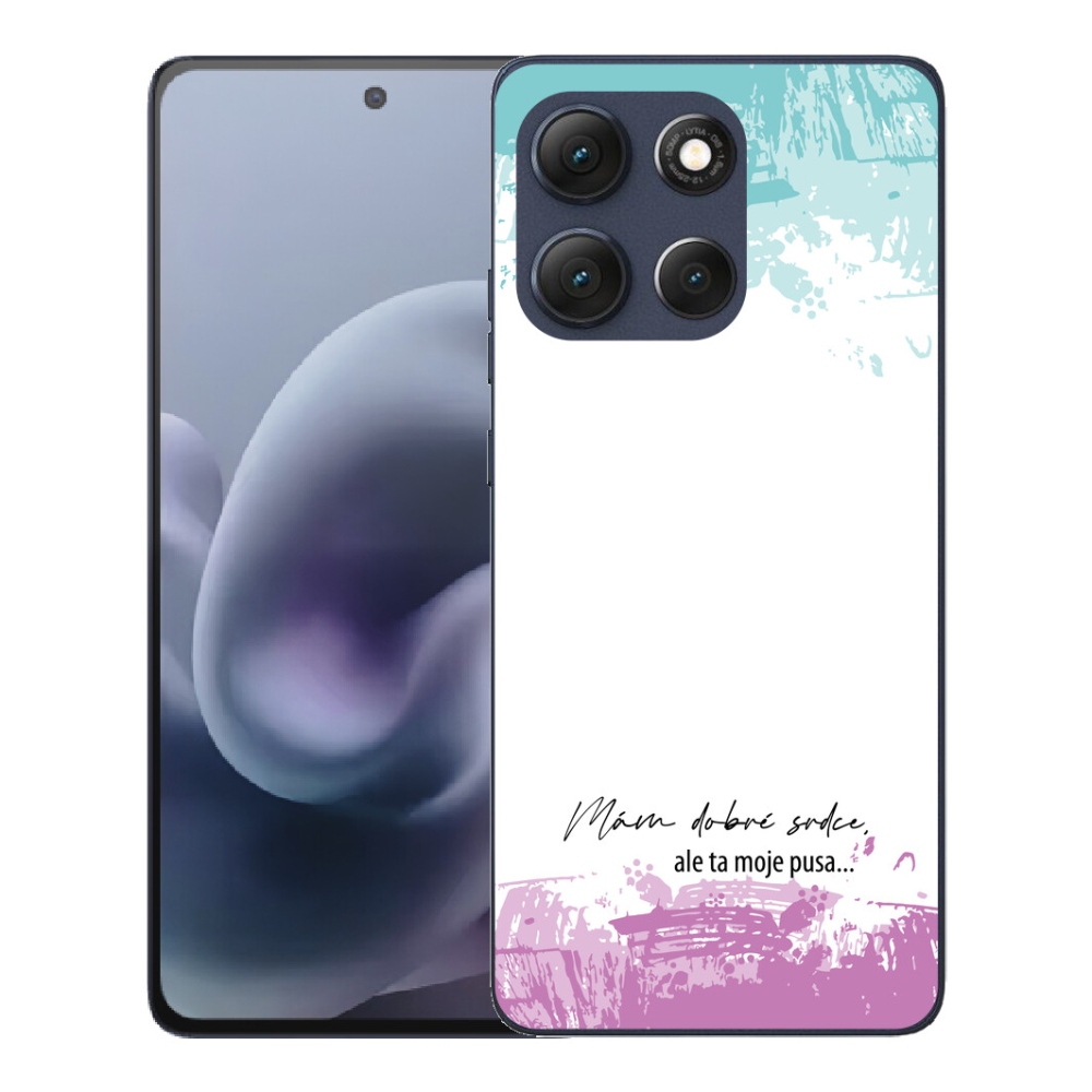 mmCase géltok a Motorola Moto G86 5G-hez – vicces felirat, 3 fehér háttér
