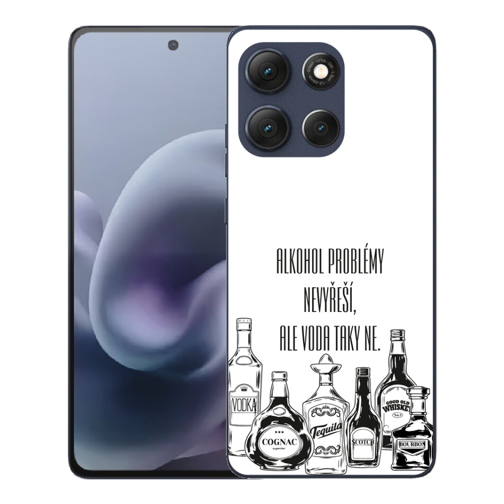 mmCase géltok a Motorola Moto G86 5G-hez – vicces felirat fehér háttérrel