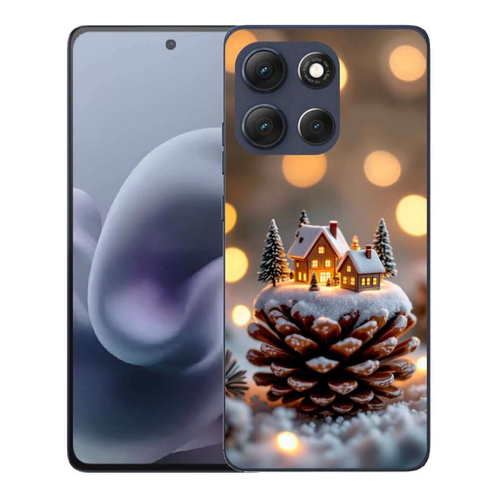 mmCase gél tok a Motorola Moto G86 5G-hez – téli falu