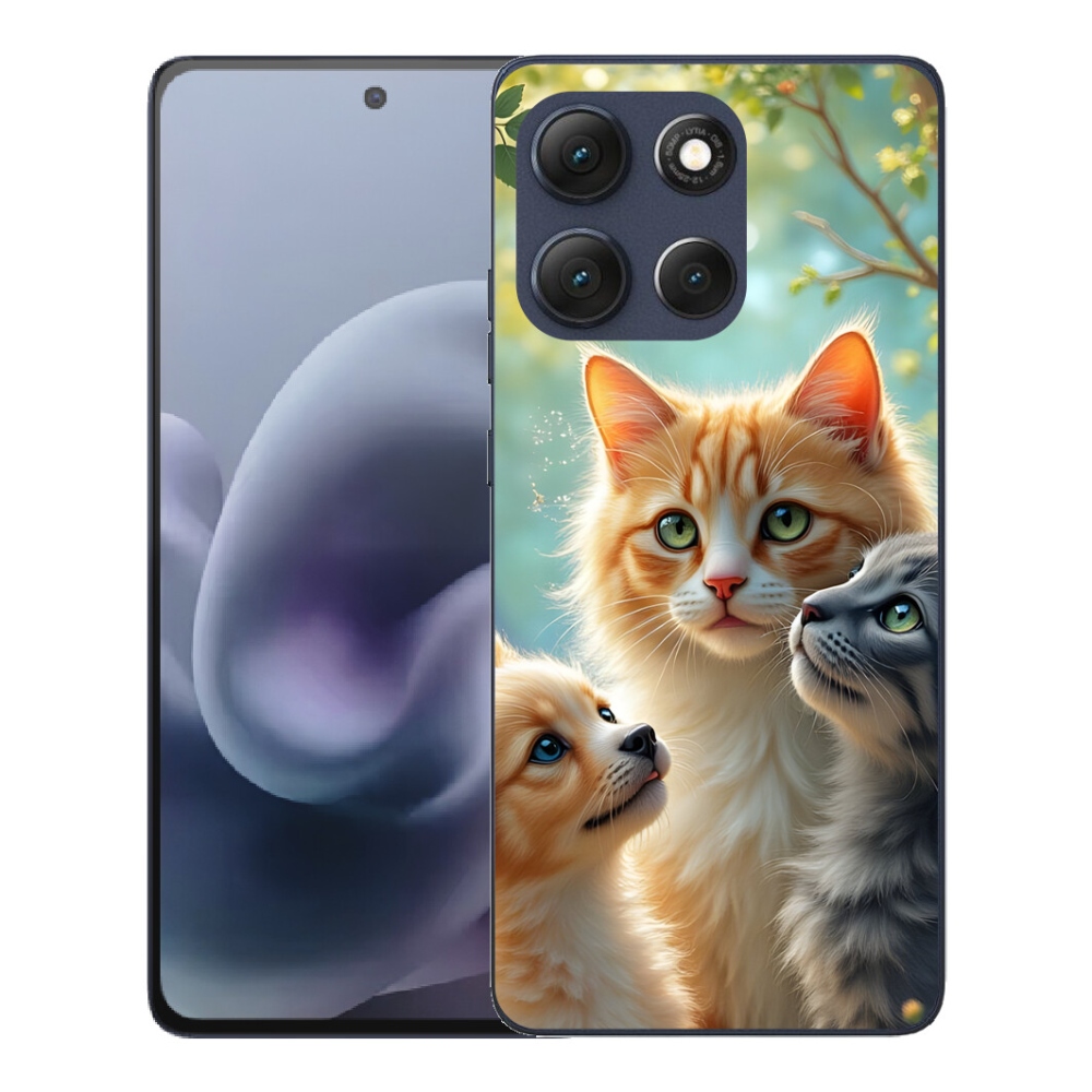 mmCase gélhuzat a Motorola Moto G86 5G-hez – Állati barátság 2