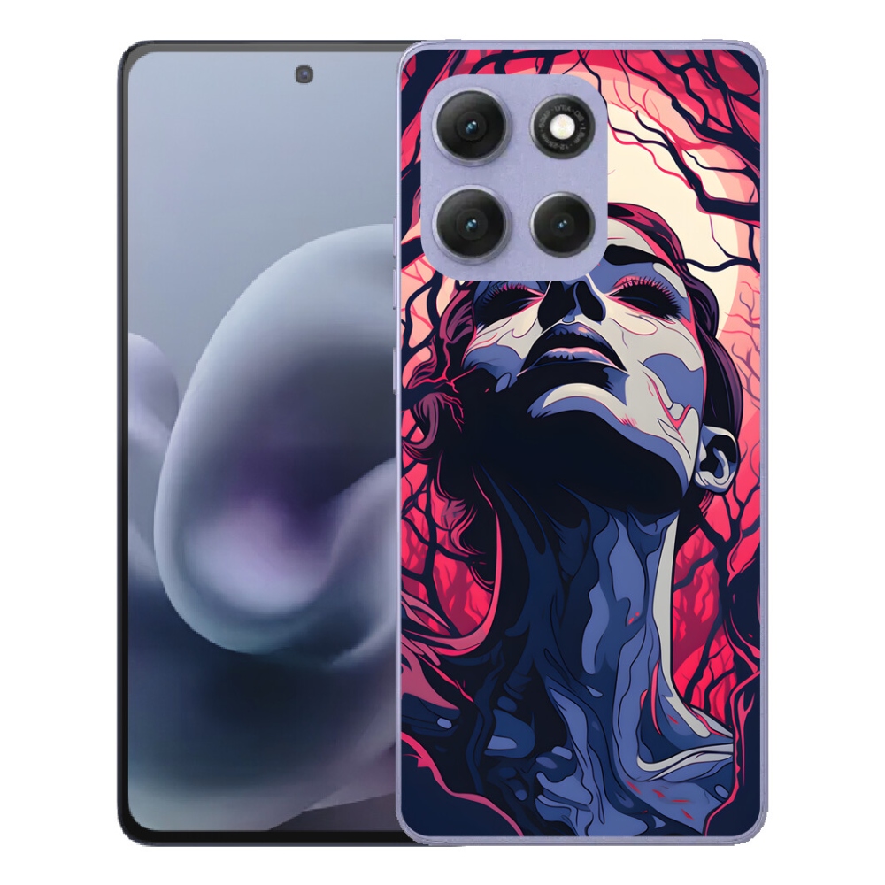 mmCase gél tok a Motorola Moto G86 Power 5G-hez – absztrakt arc