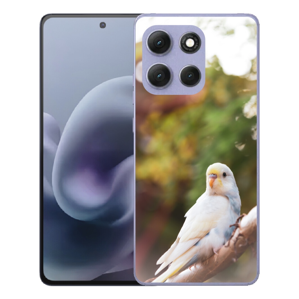 mmCase géltok a Motorola Moto G86 Power 5G-hez – fehér papagáj