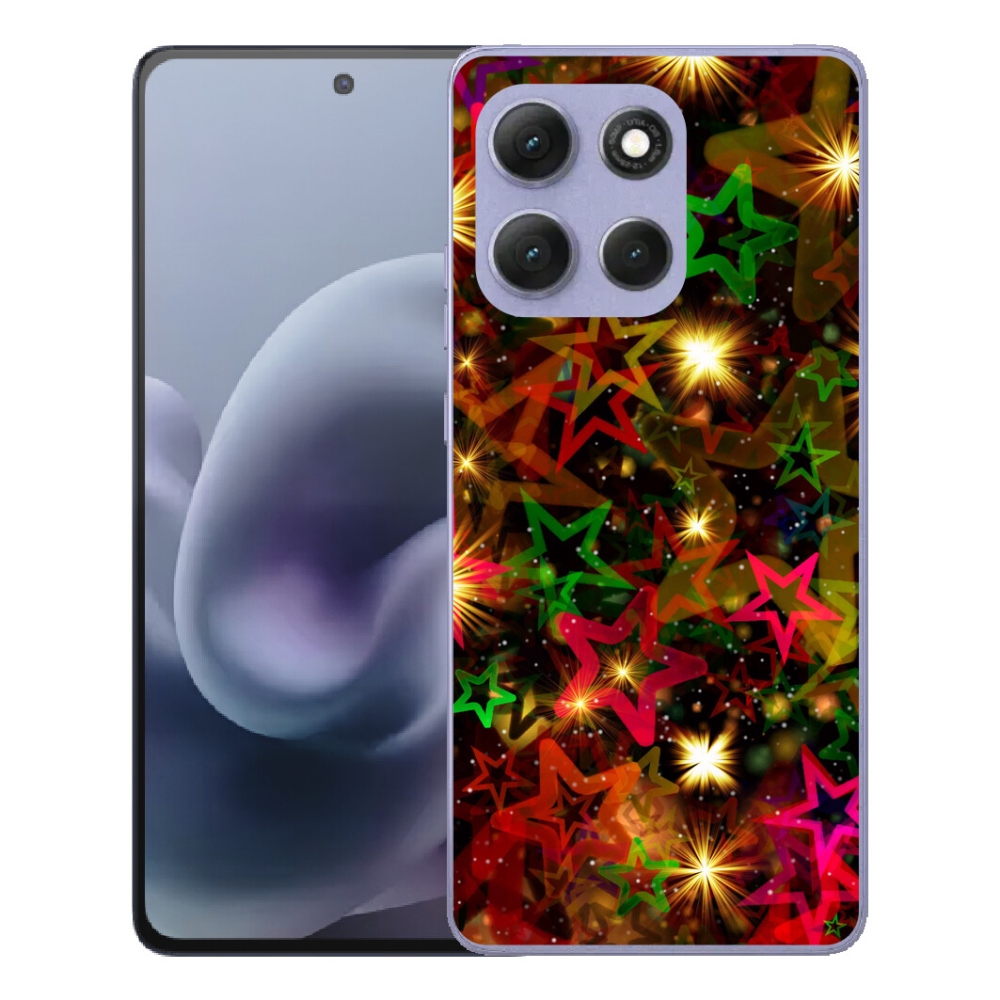 mmCase gél tok a Motorola Moto G86 Power 5G-hez – színes csillagok