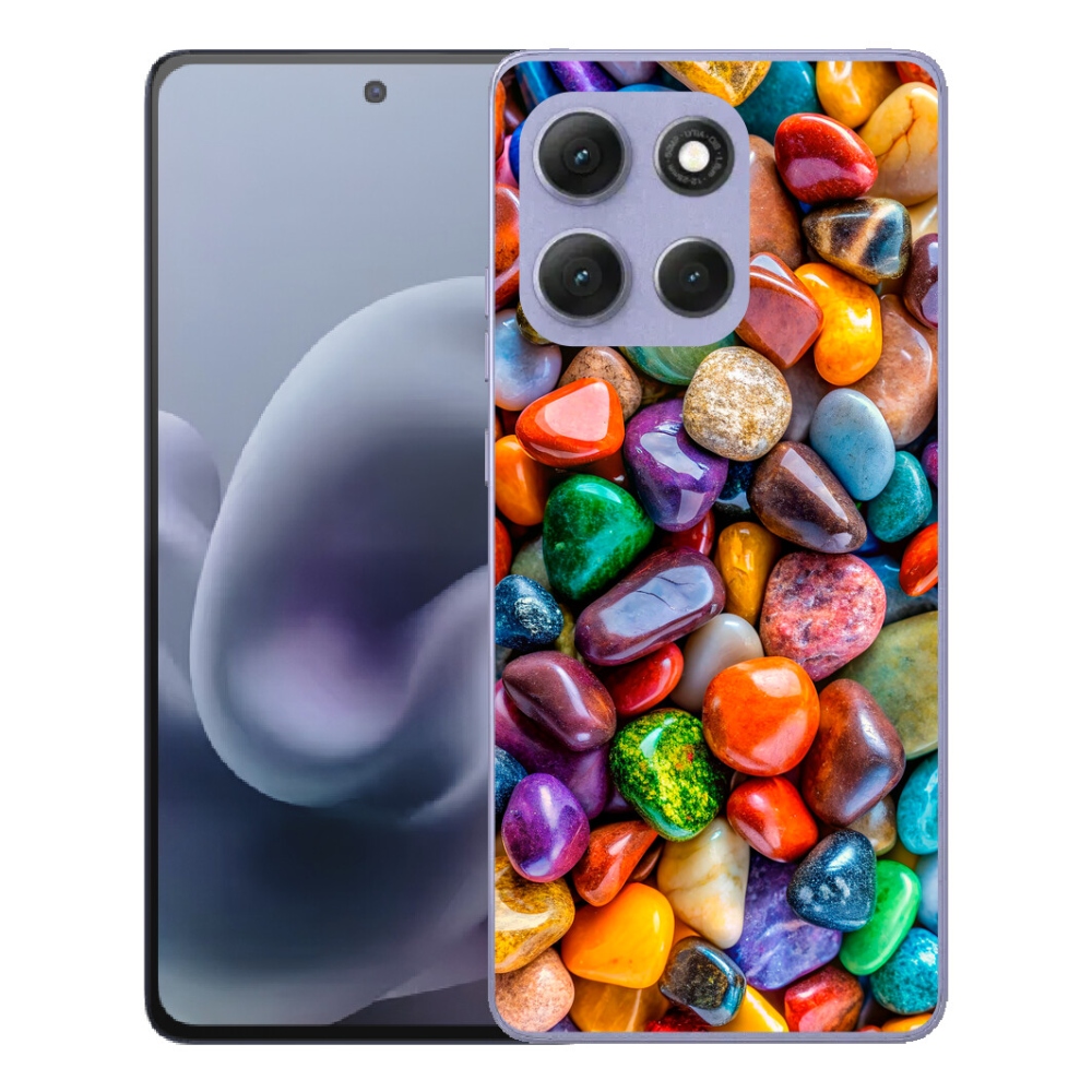 mmCase gél tok a Motorola Moto G86 Power 5G-hez – színes strasszokkal