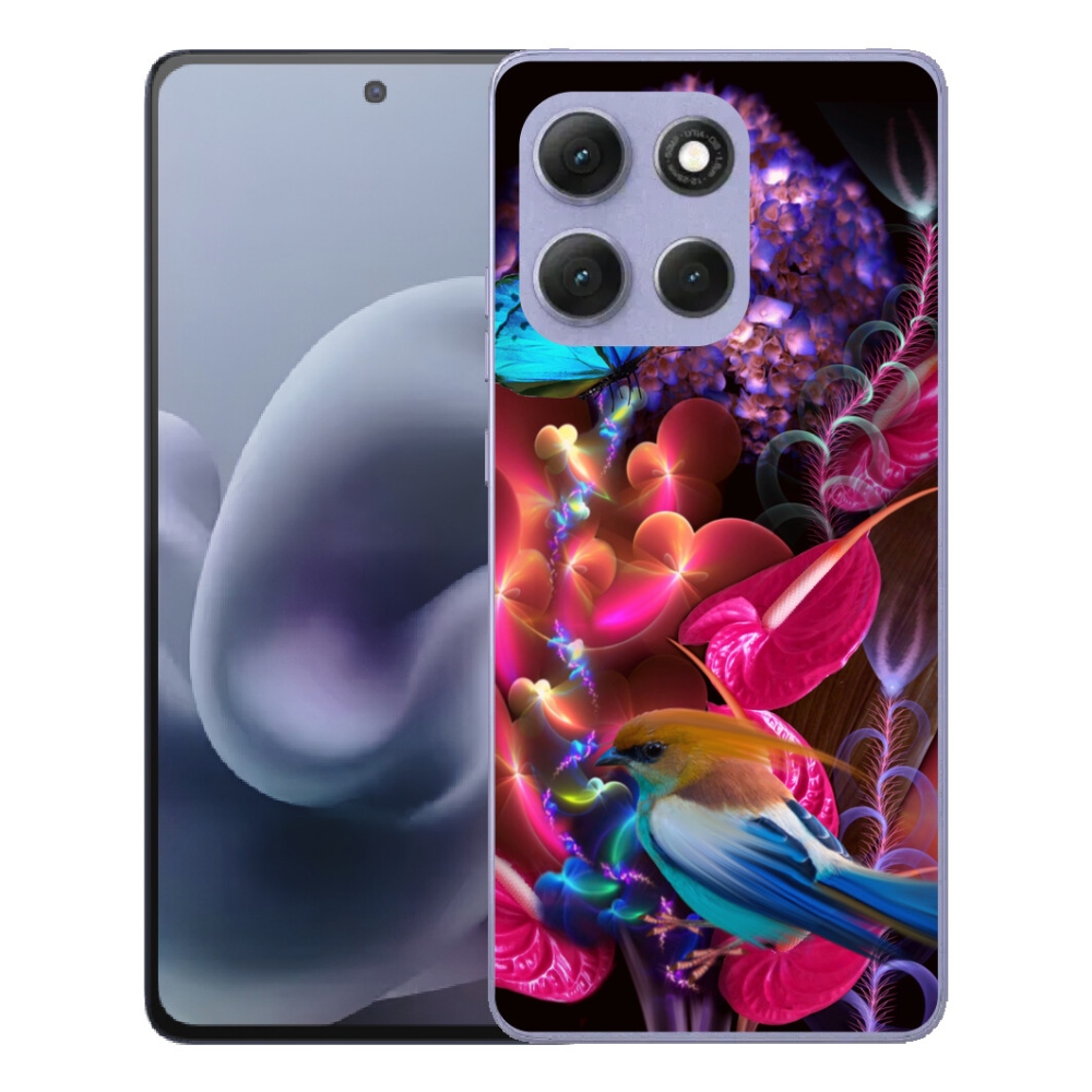 mmCase géltok a Motorola Moto G86 Power 5G-hez – színes virágok