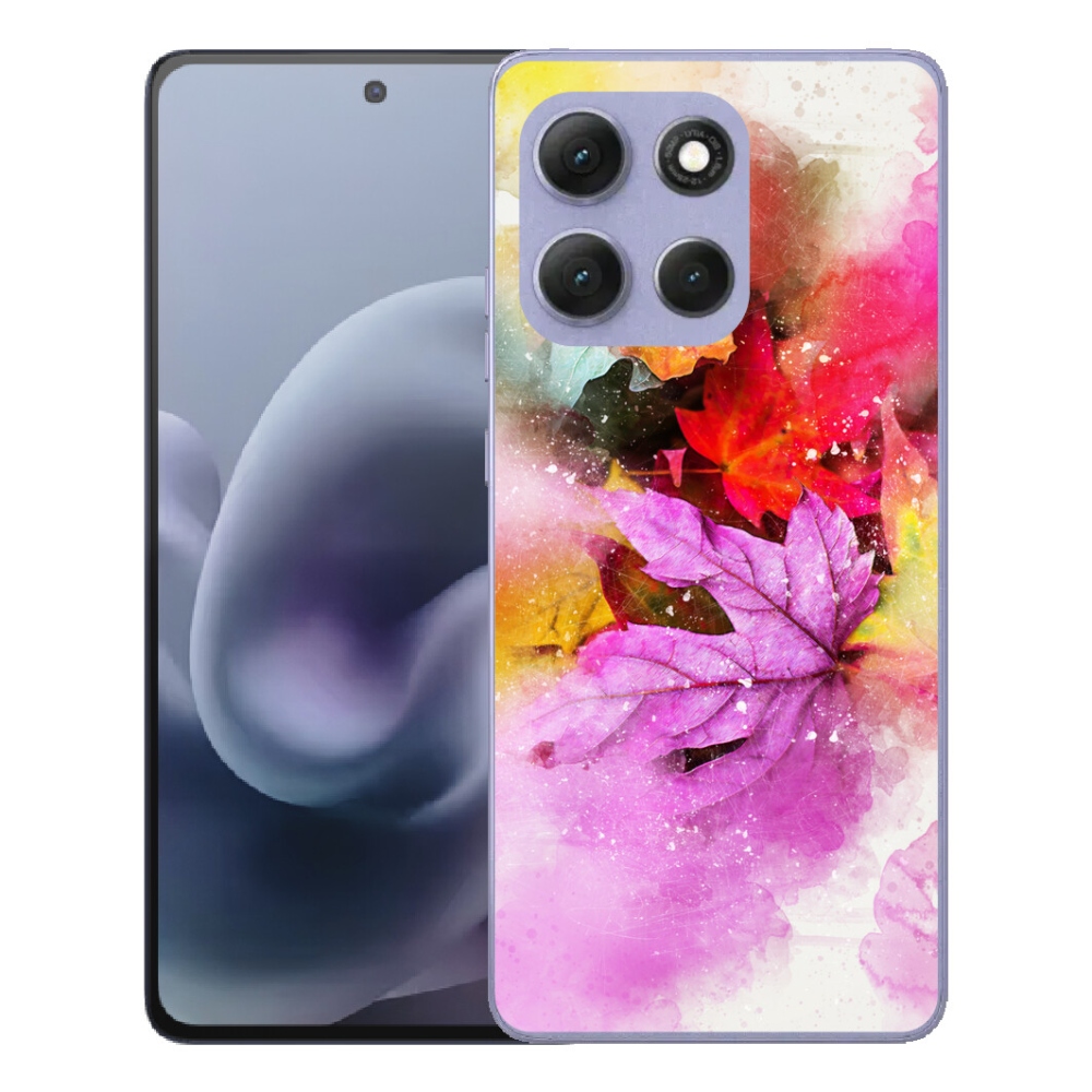 mmCase gél tok a Motorola Moto G86 Power 5G-hez – színes levelek