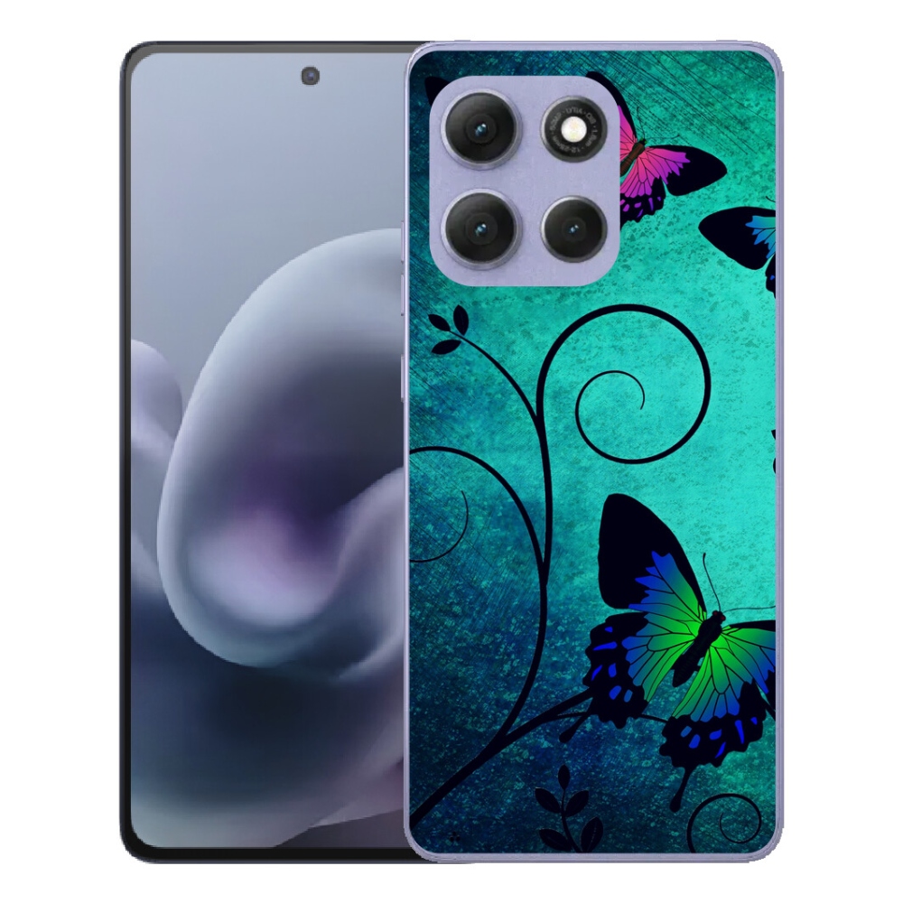 mmCase gélhuzat a Motorola Moto G86 Power 5G-hez – színes pillangók