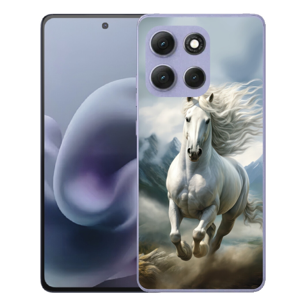 mmCase géltok a Motorola Moto G86 Power 5G-hez – „Futó fehér ló 3”