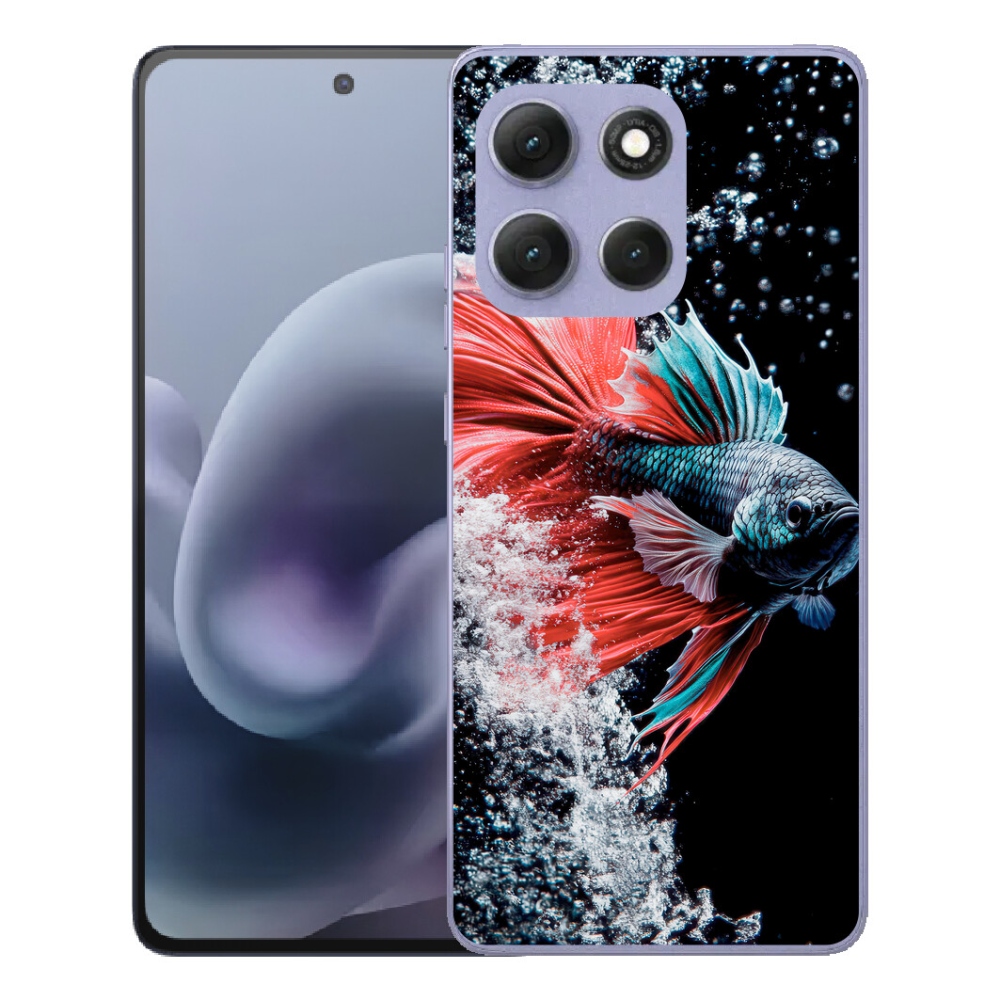 mmCase gélhuzat a Motorola Moto G86 Power 5G-hez – színes harcosnő