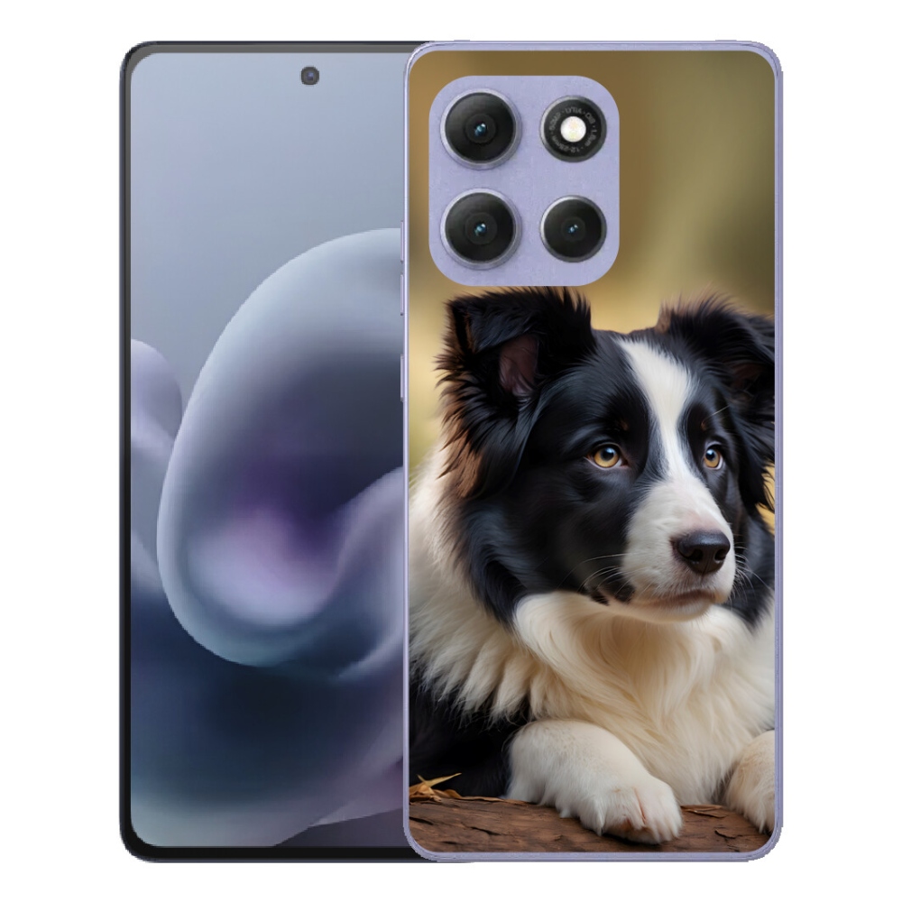 mmCase gél tok a Motorola Moto G86 Power 5G-hez – border collie 2