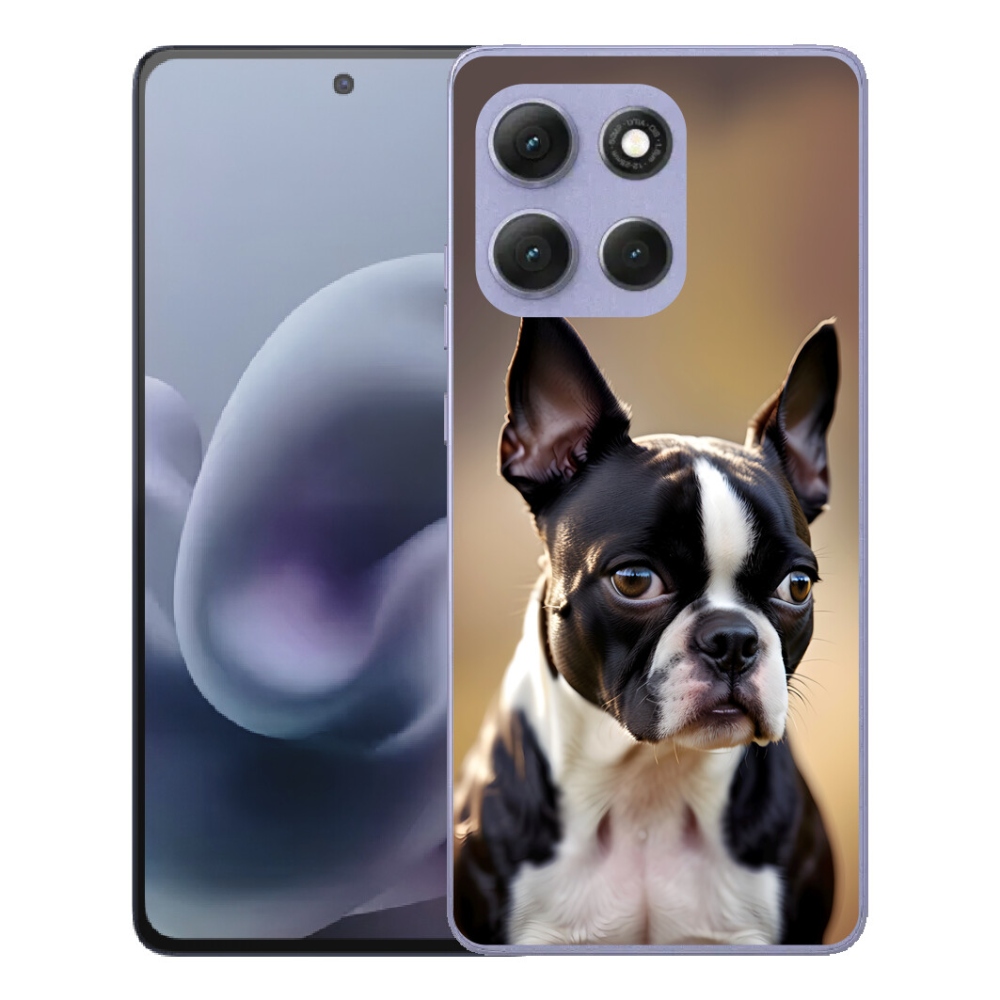 mmCase gél tok a Motorola Moto G86 Power 5G-hez – bostoni terrier