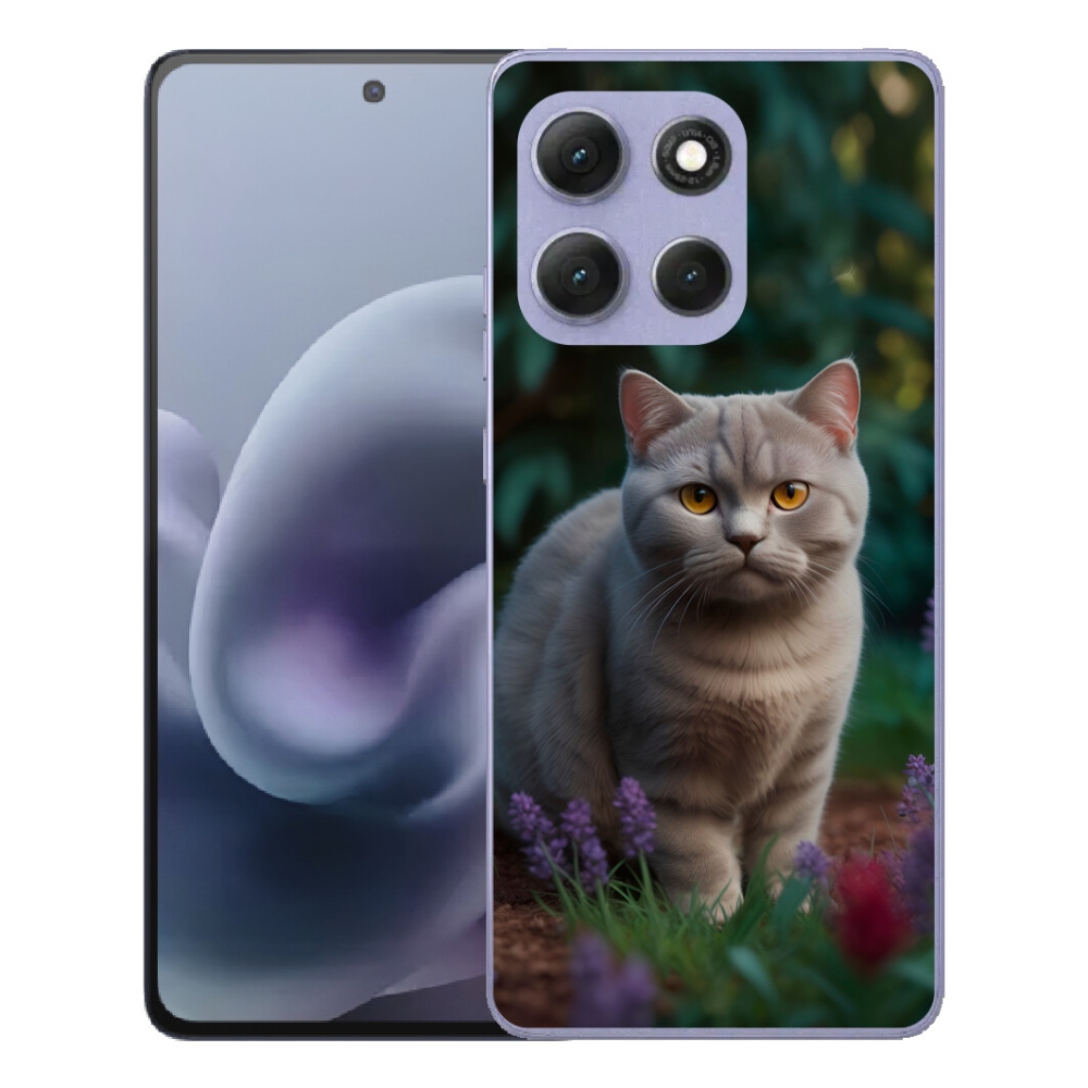 mmCase gél tok a Motorola Moto G86 Power 5G-hez – brit macska