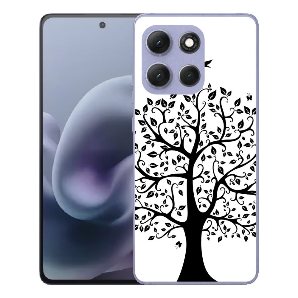 mmCase gélhuzat a Motorola Moto G86 Power 5G-hez – fekete-fehér fa