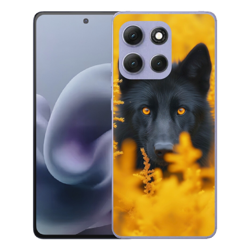mmCase gél tok a Motorola Moto G86 Power 5G-hez – fekete farkas 2