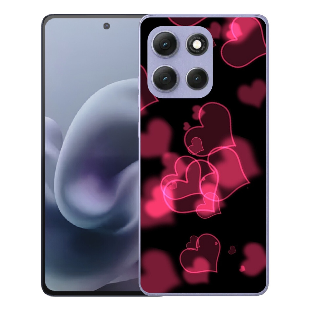 mmCase géltok a Motorola Moto G86 Power 5G-hez – piros szívecskék