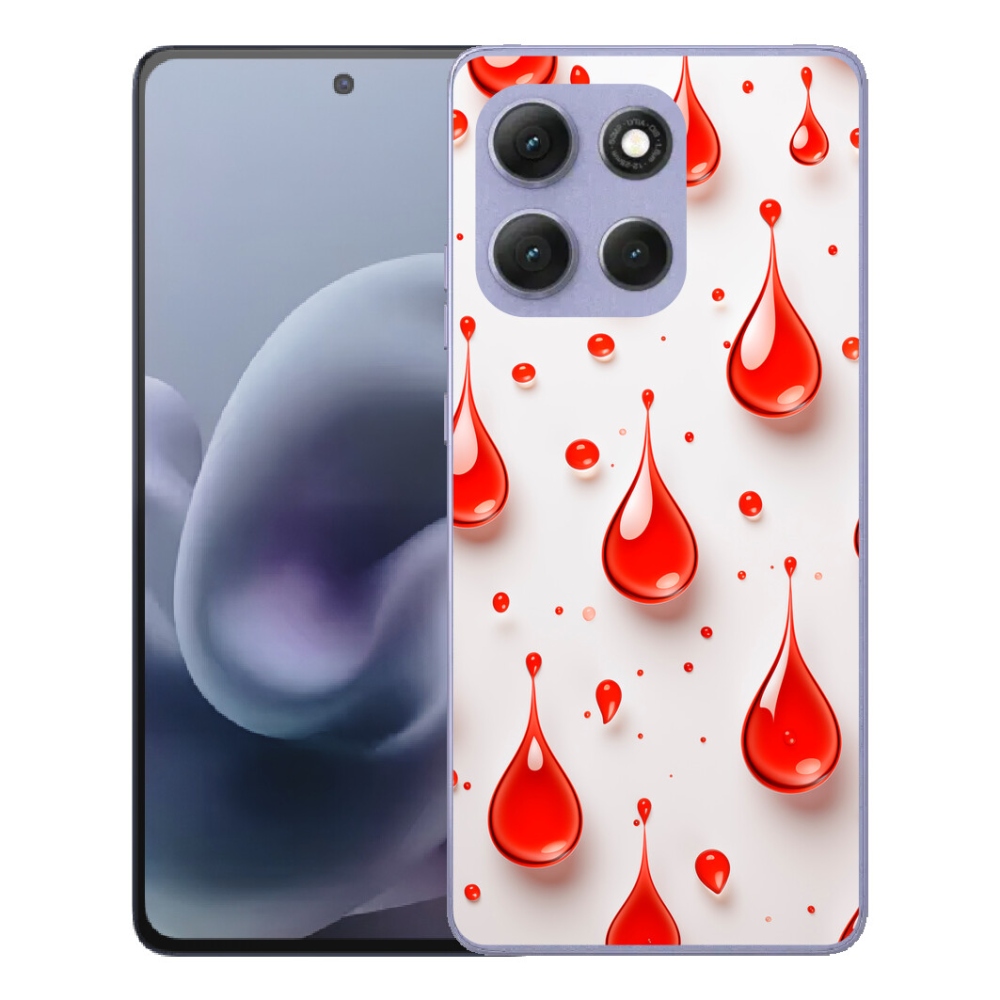 mmCase géltok a Motorola Moto G86 Power 5G-hez – piros cseppek