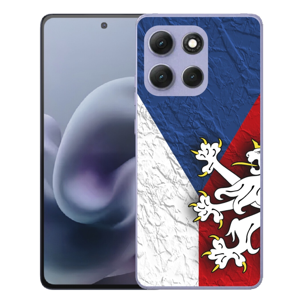 mmCase gél tok a Motorola Moto G86 Power 5G-hez – cseh zászló 1