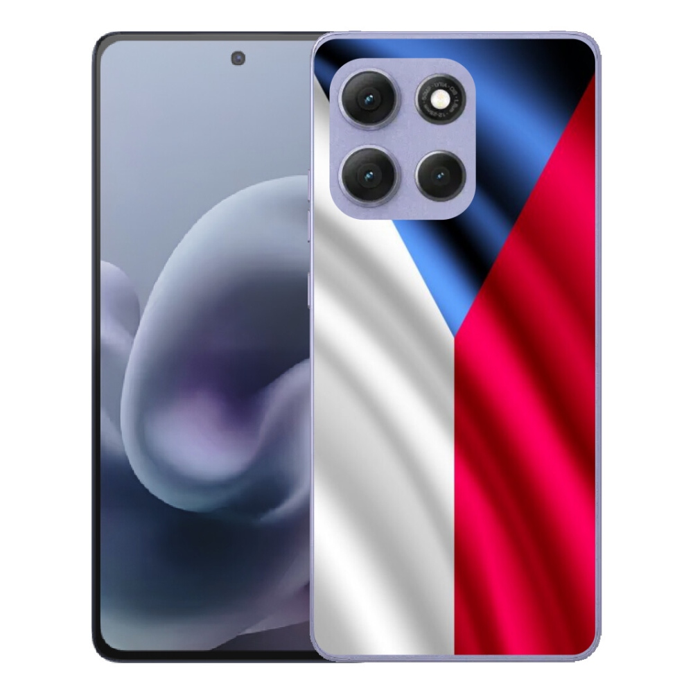mmCase gél tok a Motorola Moto G86 Power 5G-hez – cseh zászló