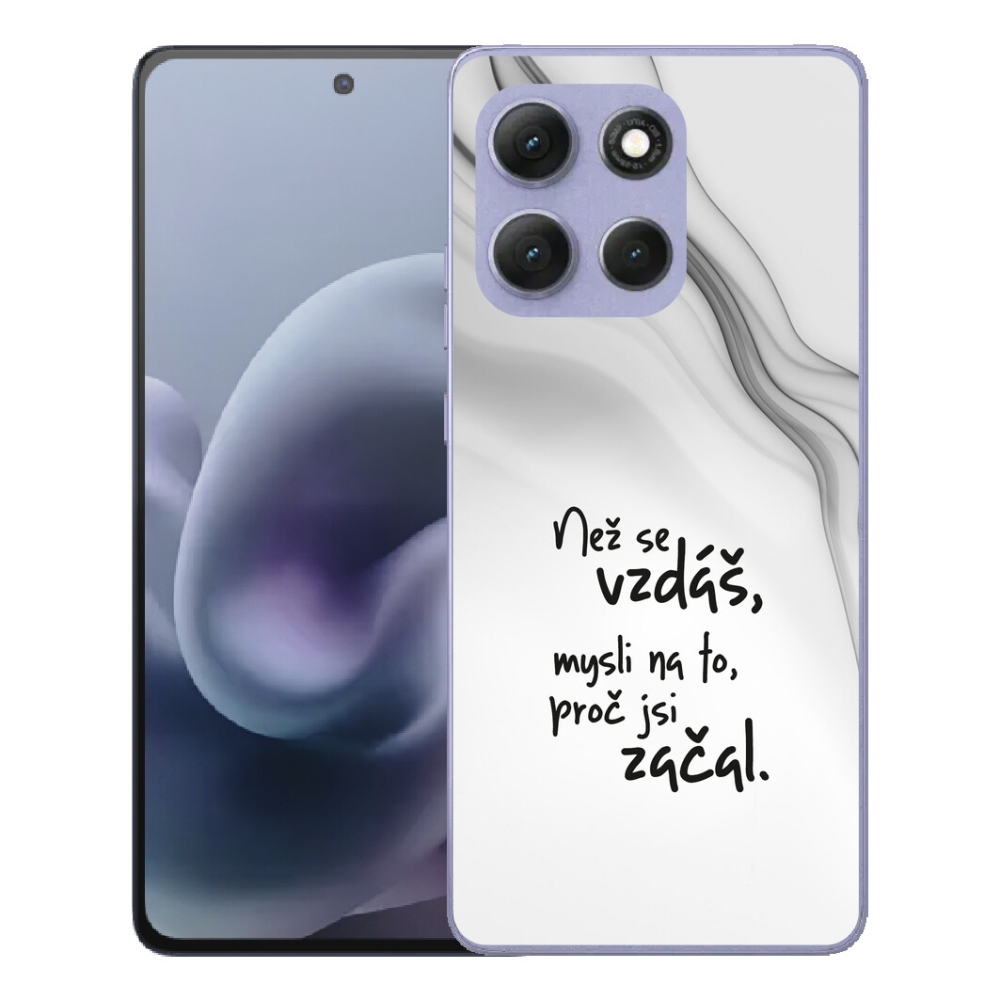 mmCase géltok a Motorola Moto G86 Power 5G-hez – idézet 2, fehér háttérrel