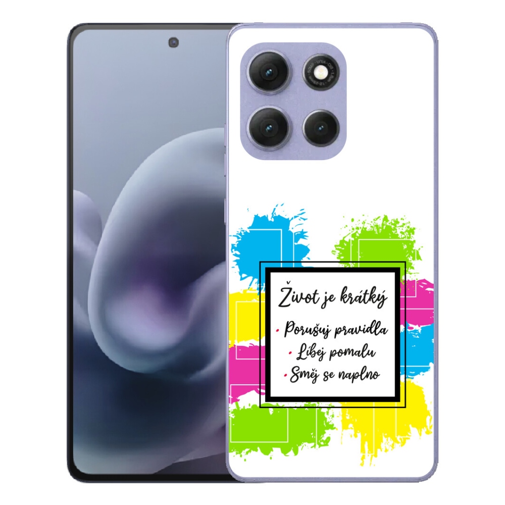mmCase gél tok a Motorola Moto G86 Power 5G-hez – idézet 5, fehér háttérrel