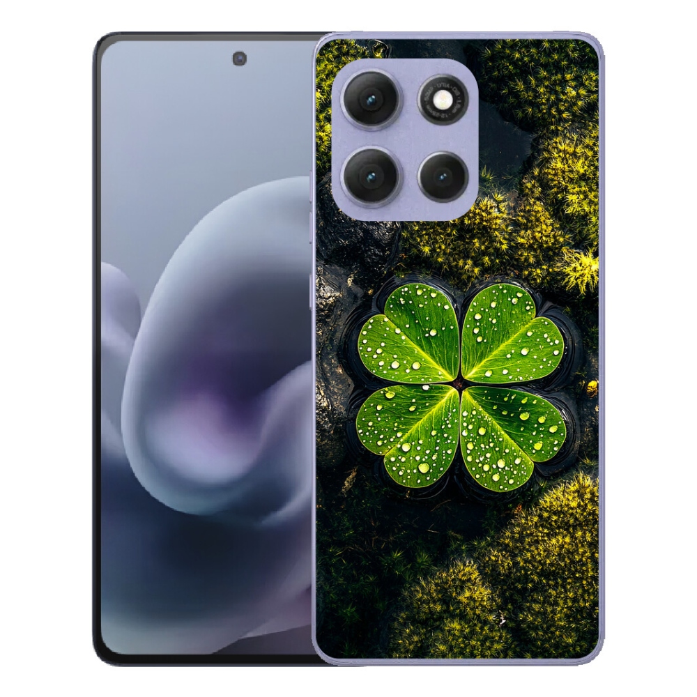 mmCase gél tok a Motorola Moto G86 Power 5G-hez – négylevelű lóhere