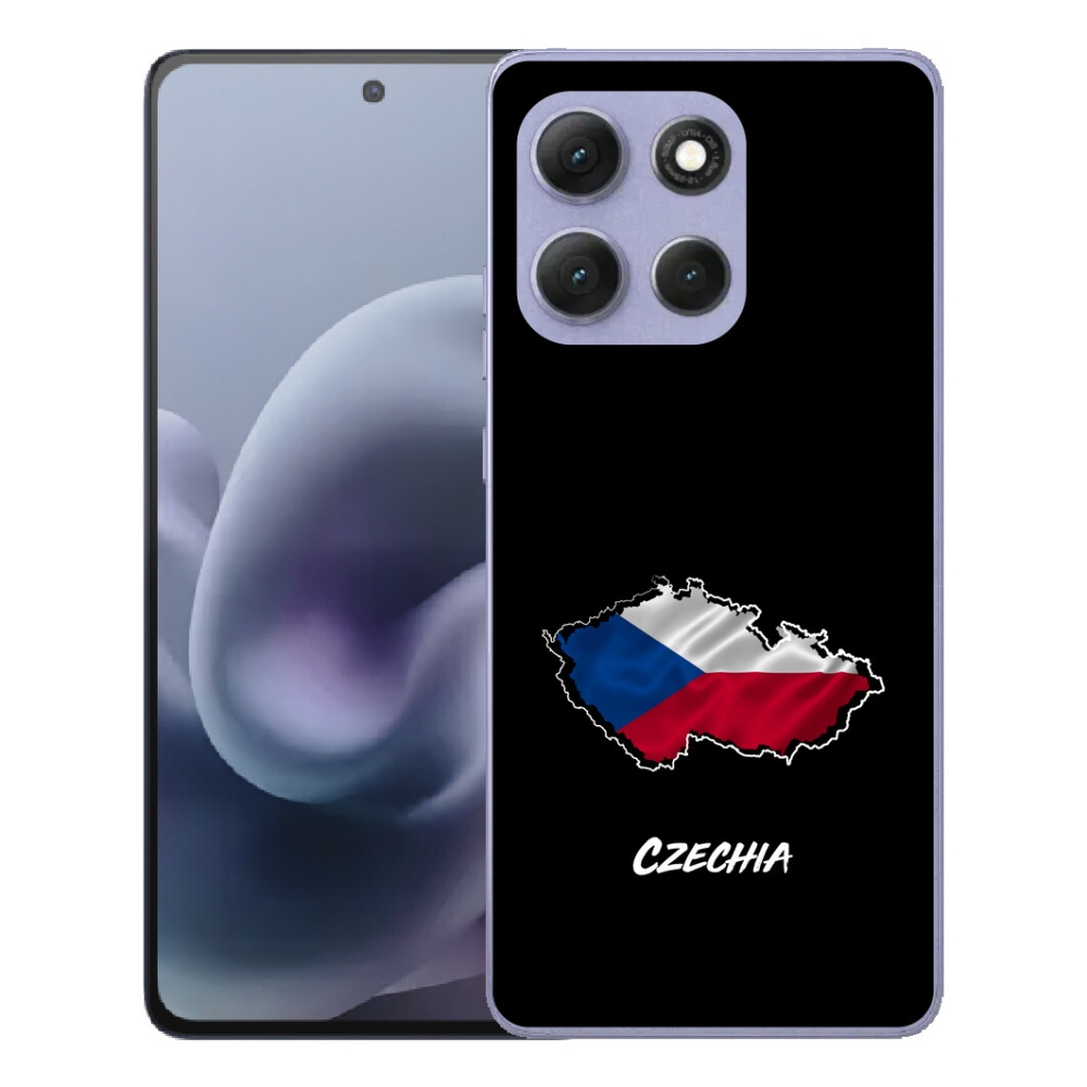 mmCase géltok a Motorola Moto G86 Power 5G-hez – Csehország, fekete háttér