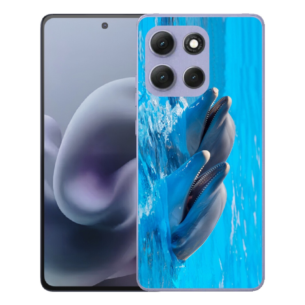 mmCase gélhuzat a Motorola Moto G86 Power 5G-hez – delfinek