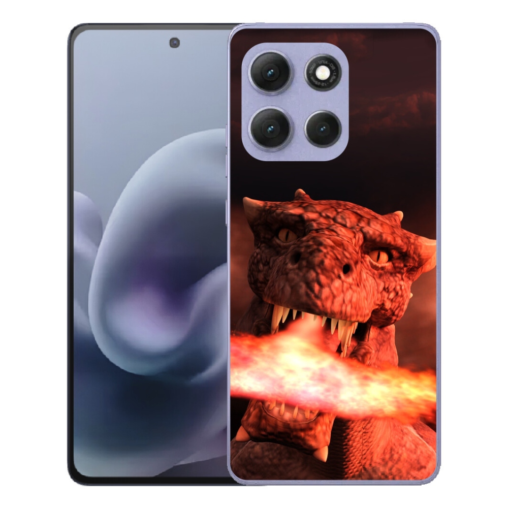 mmCase gél tok a Motorola Moto G86 Power 5G-hez – sárkány