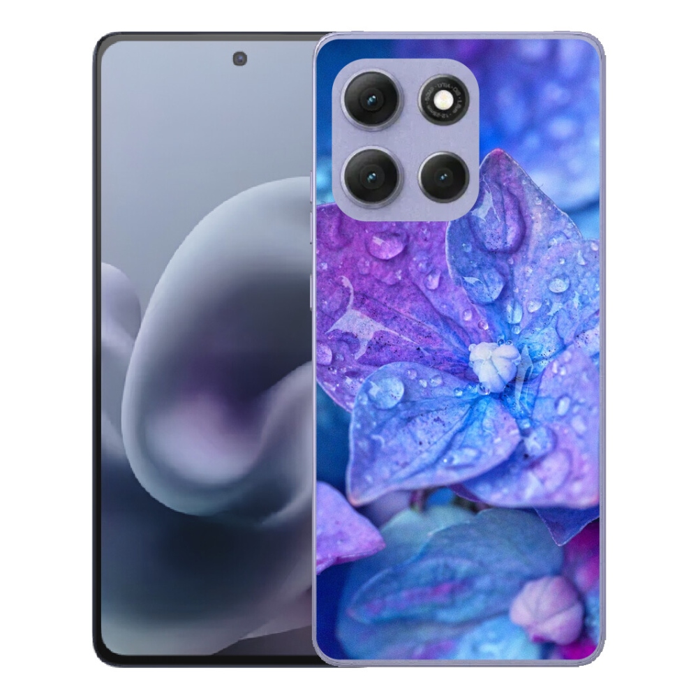 mmCase géltok a Motorola Moto G86 Power 5G-hez – lila virág