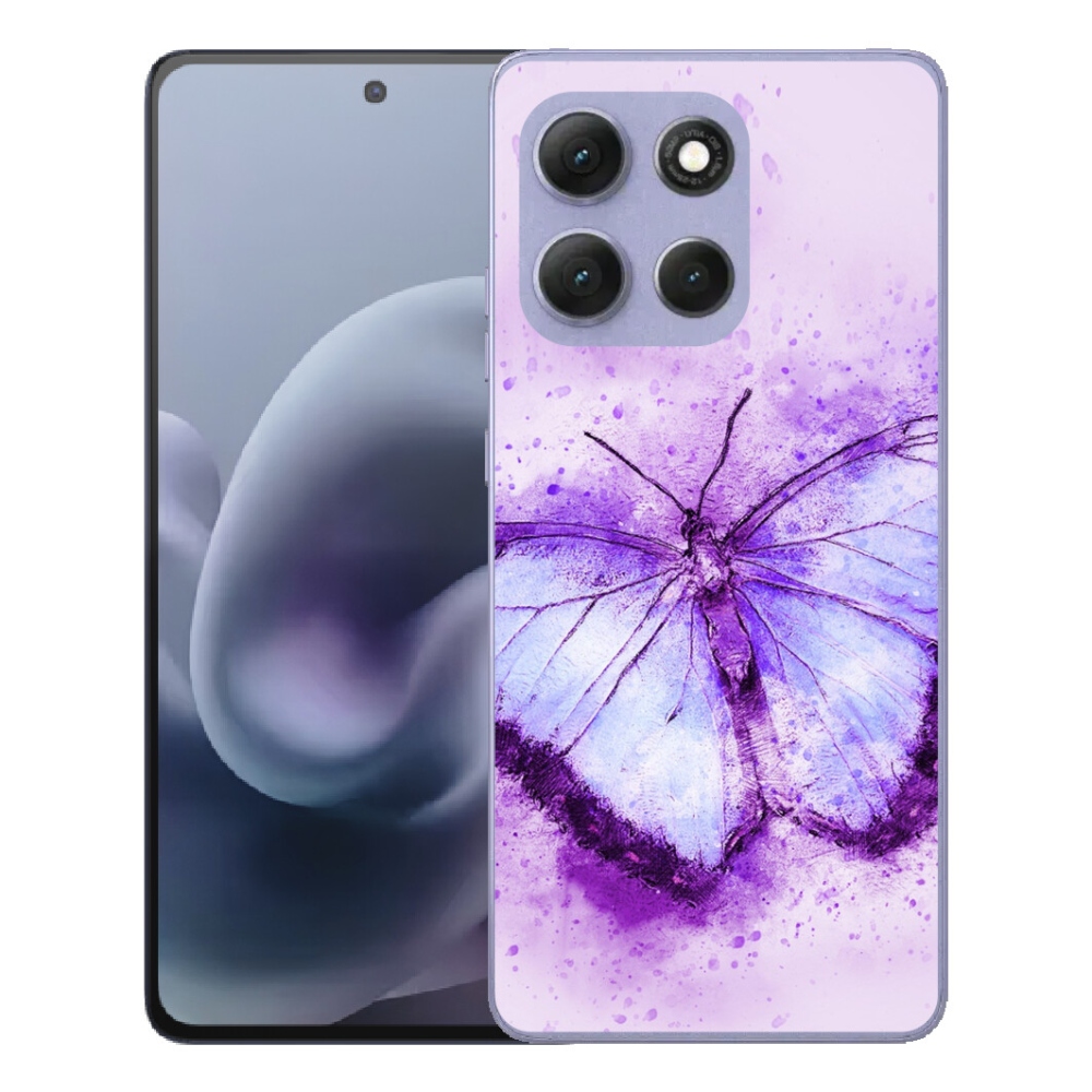 mmCase géltok a Motorola Moto G86 Power 5G-hez – lila pillangó