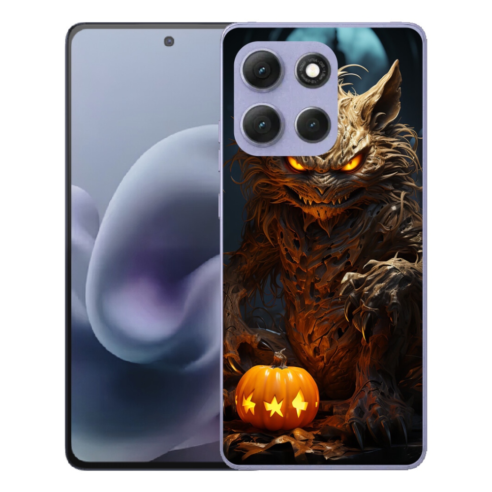 mmCase gél tok a Motorola Moto G86 Power 5G-hez – halloweeni szörny