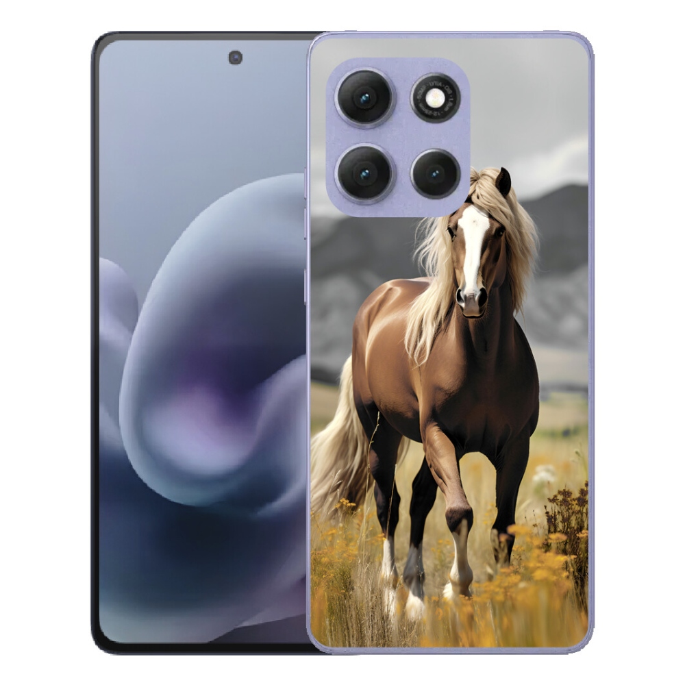 mmCase géltok a Motorola Moto G86 Power 5G-hez – barna ló 1