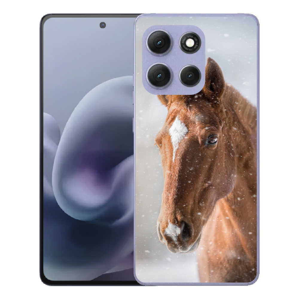 mmCase gél tok a Motorola Moto G86 Power 5G-hez – barna ló 2