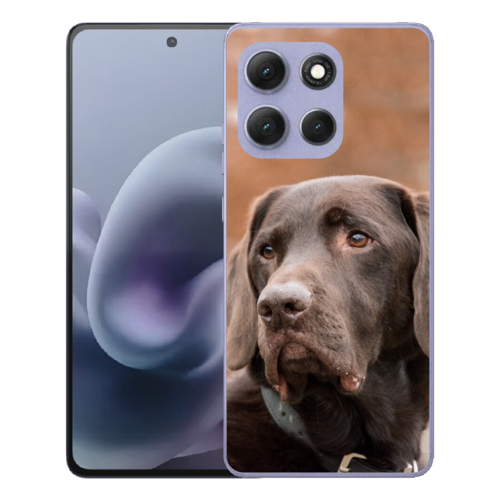 mmCase gél tok a Motorola Moto G86 Power 5G-hez – barna labrador