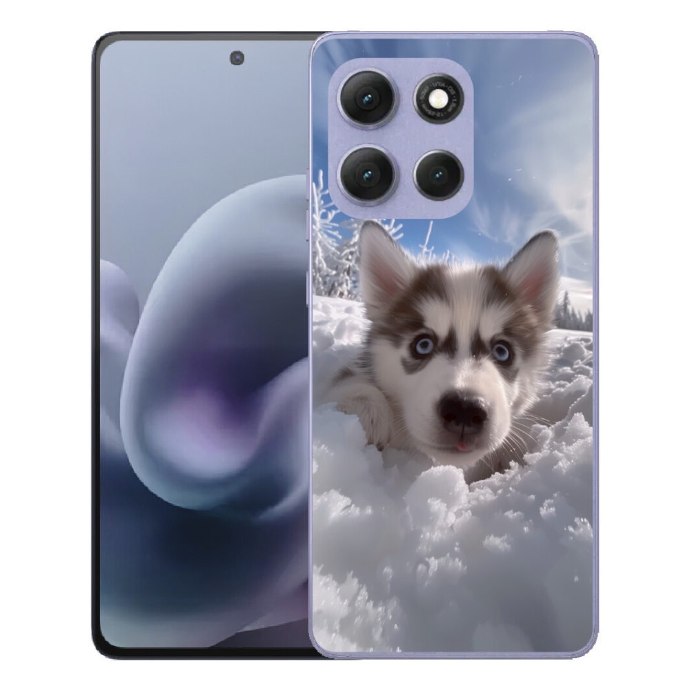 mmCase géltok a Motorola Moto G86 Power 5G-hez – husky a hóban
