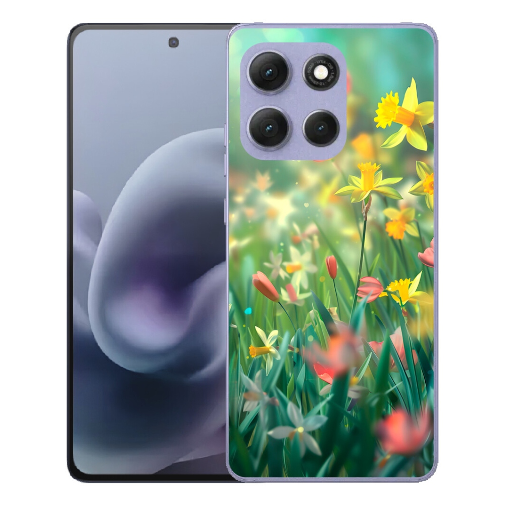 mmCase gél tok a Motorola Moto G86 Power 5G-hez – tavaszi virágok