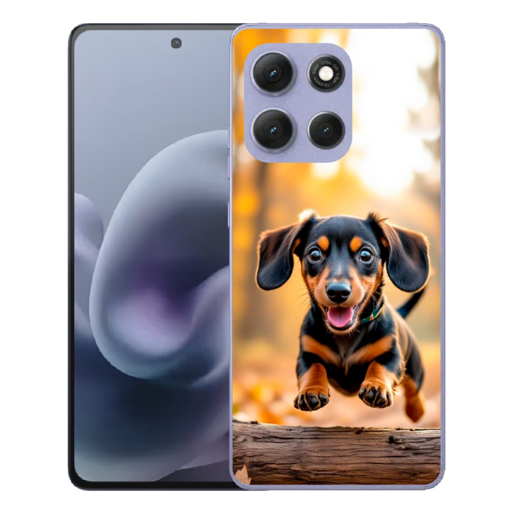 mmCase gél tok a Motorola Moto G86 Power 5G-hez – dachshund 2