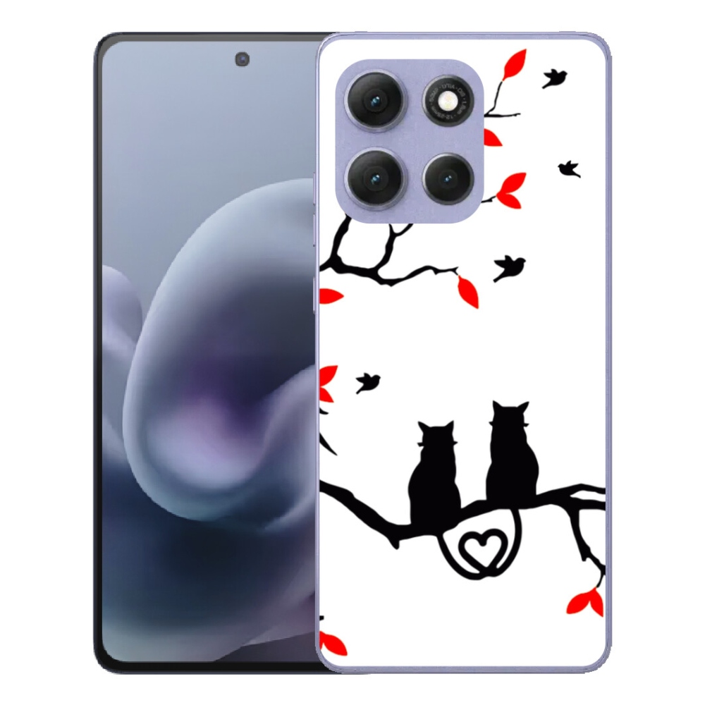 mmCase gél tok a Motorola Moto G86 Power 5G-hez – macskás szerelem