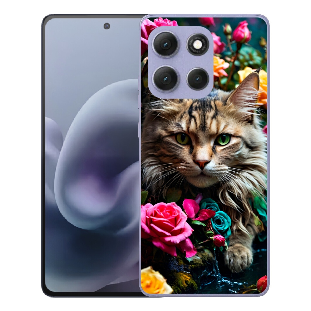 mmCase gélhuzat a Motorola Moto G86 Power 5G-hez – macskás mintás 2