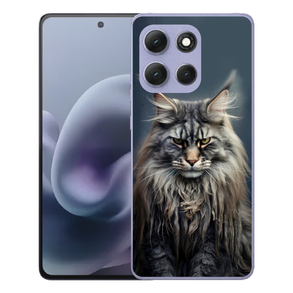 mmCase gél tok a Motorola Moto G86 Power 5G-hez – macskás mintázat 4