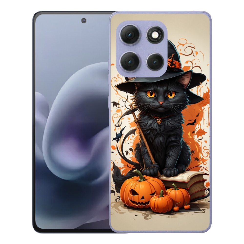 mmCase gélhuzat a Motorola Moto G86 Power 5G-hez – varázsló macska