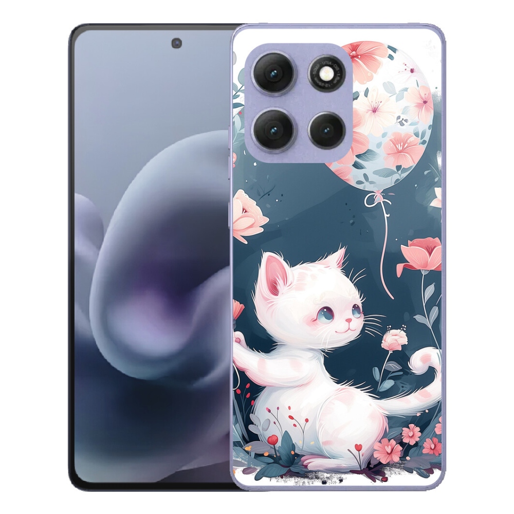 mmCase géltok a Motorola Moto G86 Power 5G-hez – cica léggömbbel