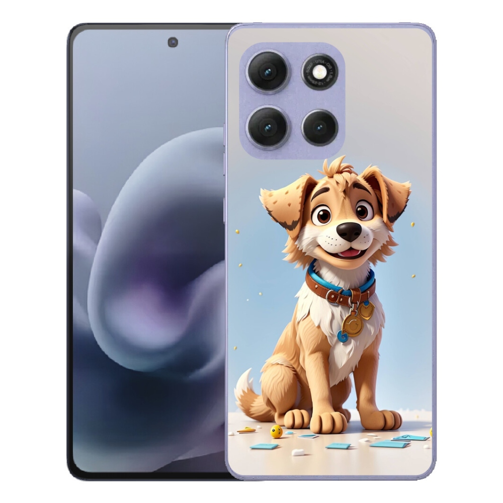 mmCase gél tok a Motorola Moto G86 Power 5G-hez – rajzolt kiskutya