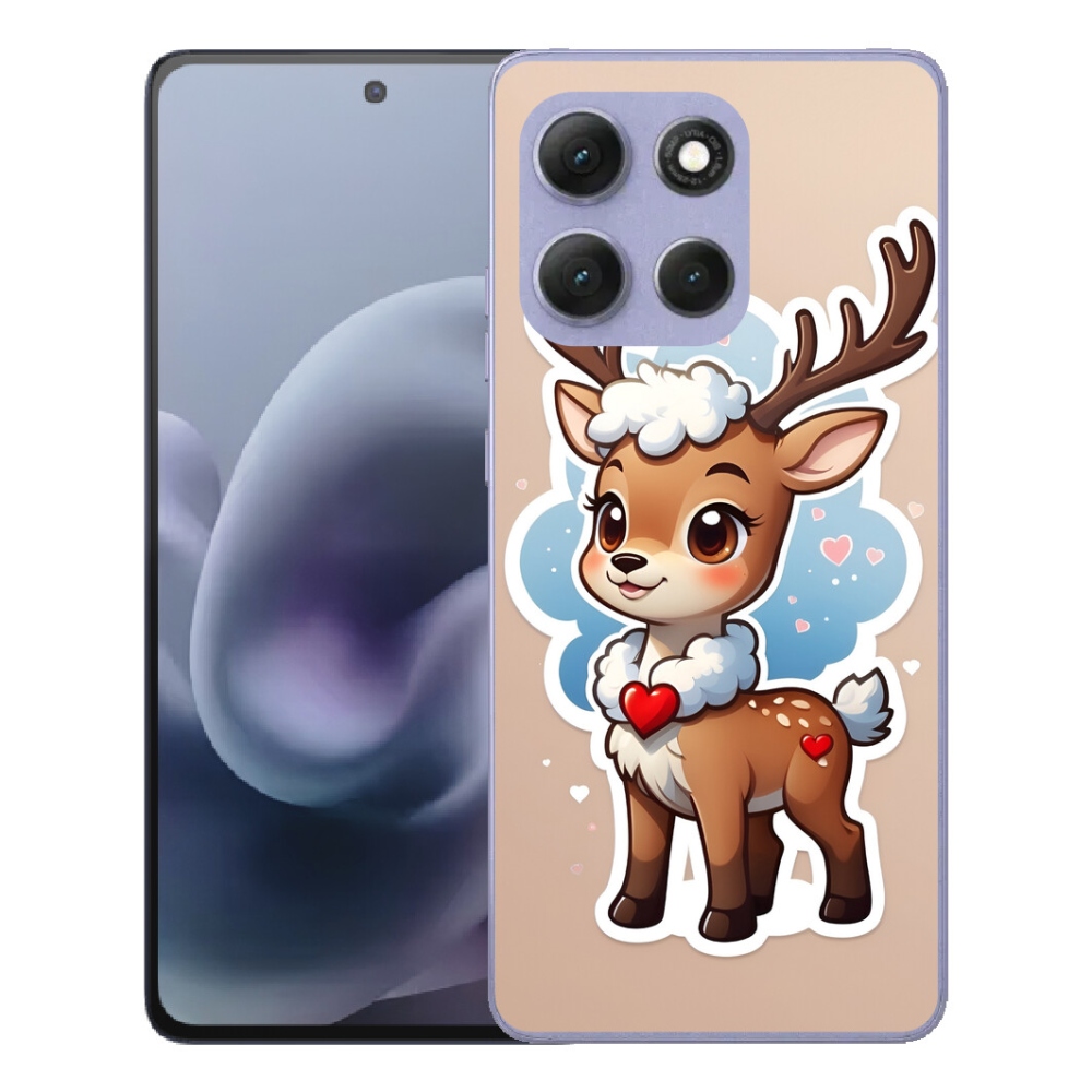 mmCase géltok a Motorola Moto G86 Power 5G-hez – rajzolt rénszarvas